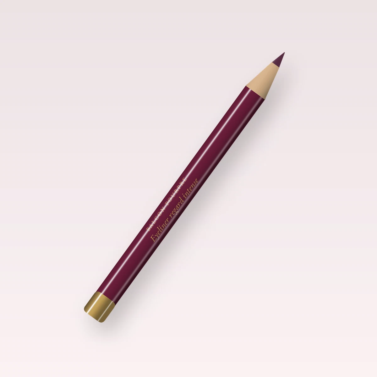 Eyeliner regard intense à l'huile d'argan – Balcon Pourpre, crayon 0,3 g, teinte Prune