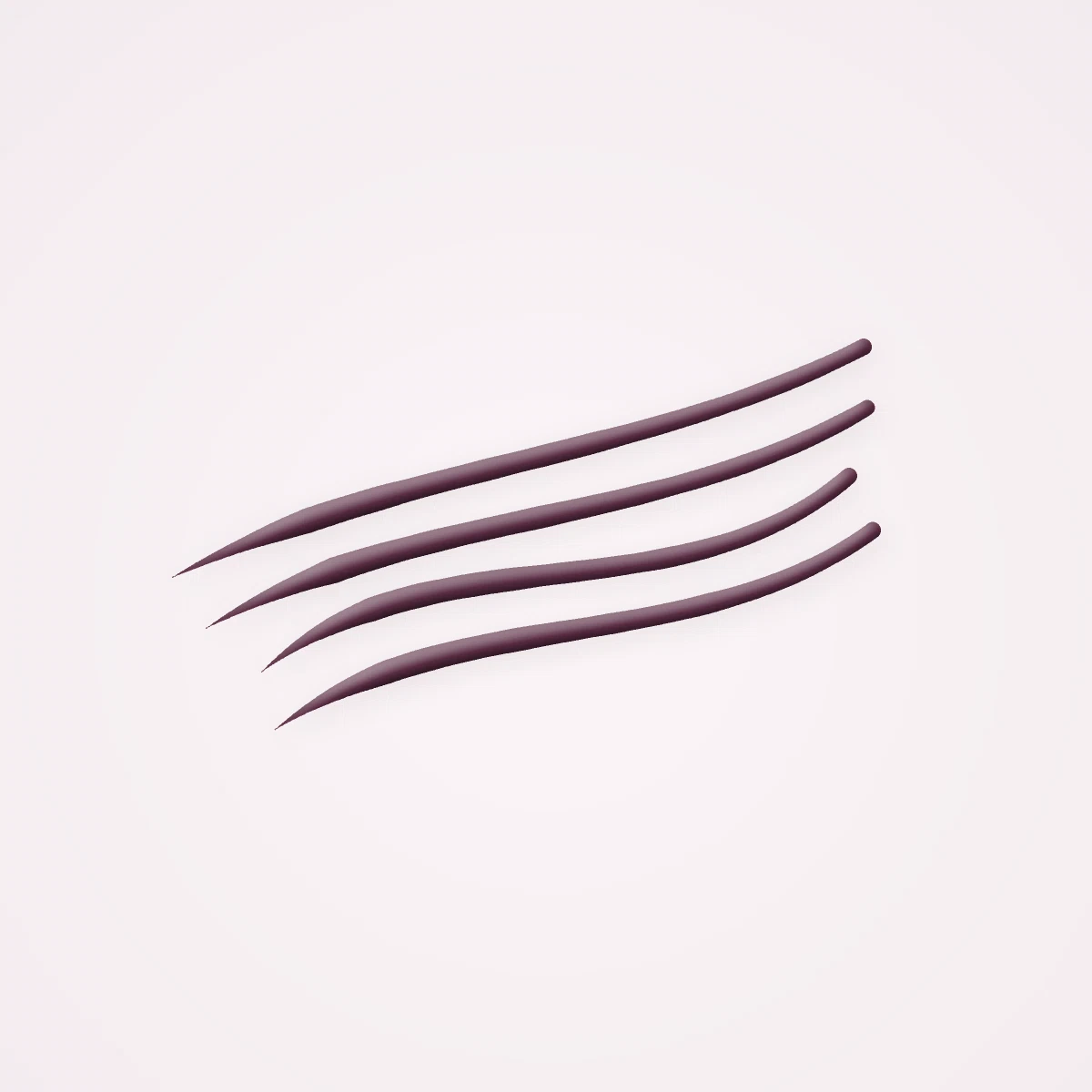 Eyeliner regard intense à l'huile d'argan – Balcon Pourpre, aperçu de la teinte Prune
