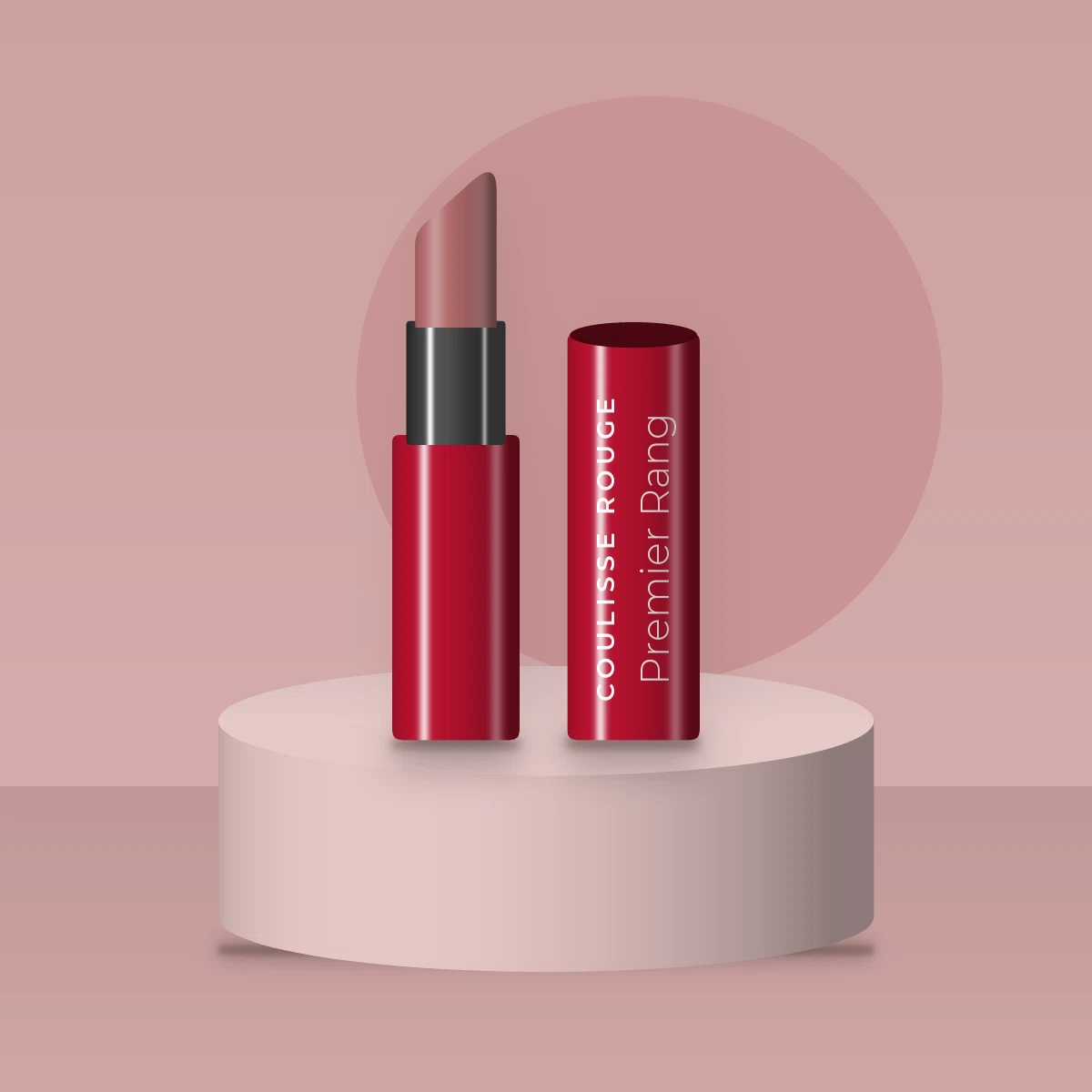 Rouge à lèvres Premier Rang ultra-confort – Coulisse Rouge, photo d'ambiance