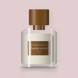 Parfum ardent au romarin pour homme – Ambre Sépia, flacon 50 ml