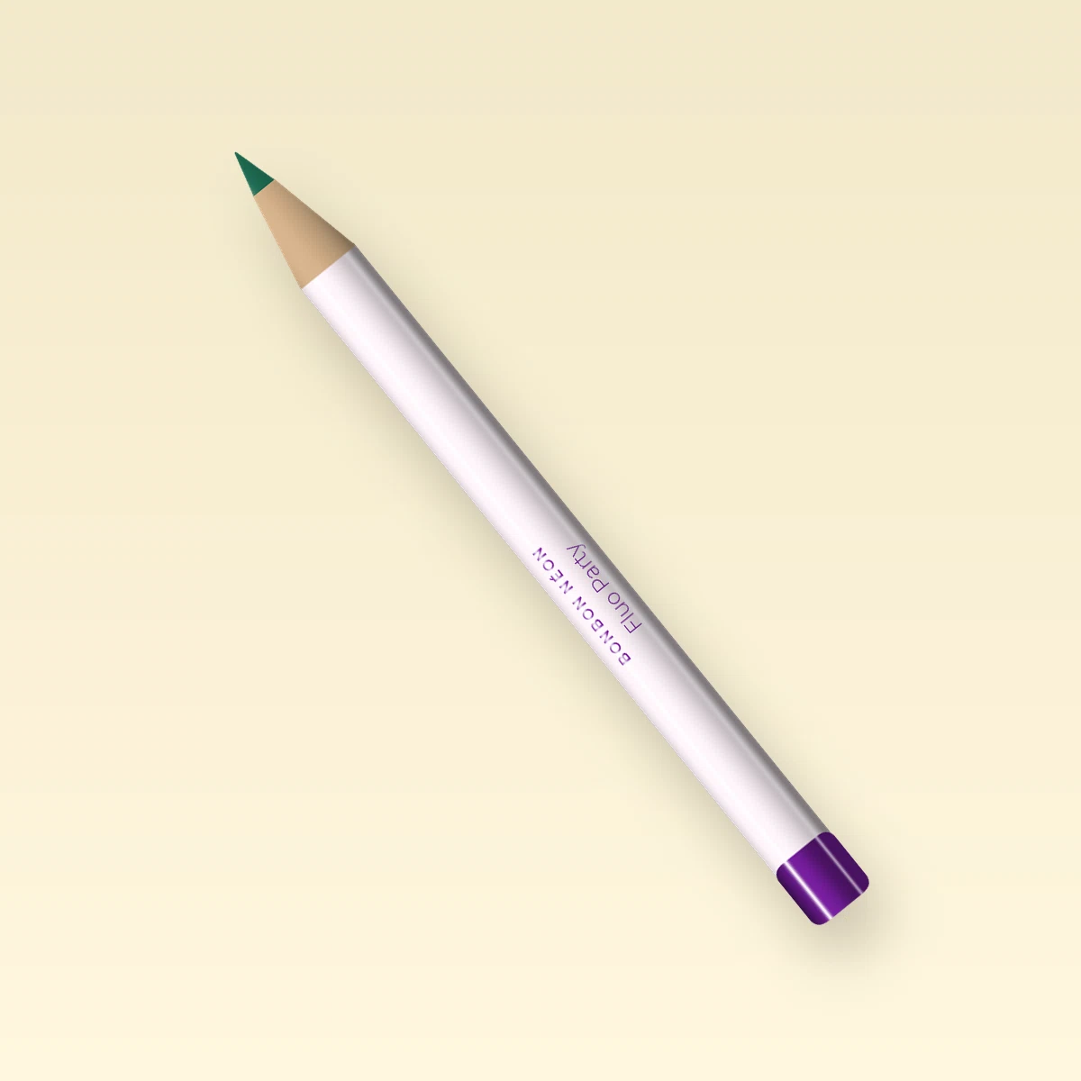 Eyeliner Fluo Party rétractable – Bonbon Néon, crayon 1,2 g, teinte Vert émeraude