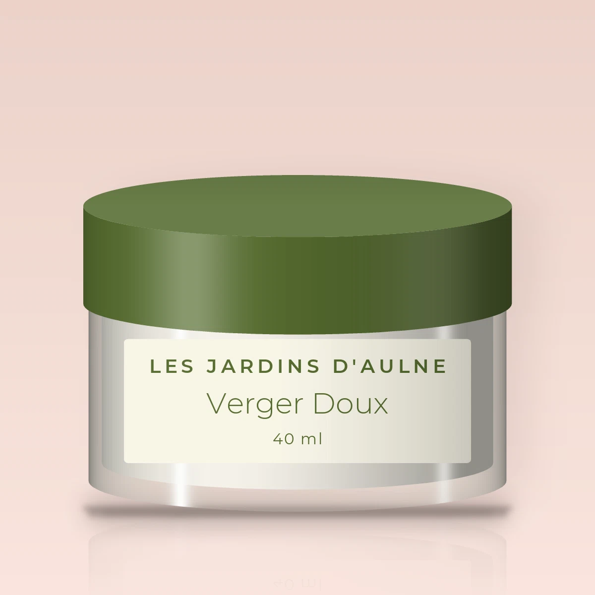 Verger Doux crème hydratante onctueuse – Les Jardins d'Aulne, pot 40 ml