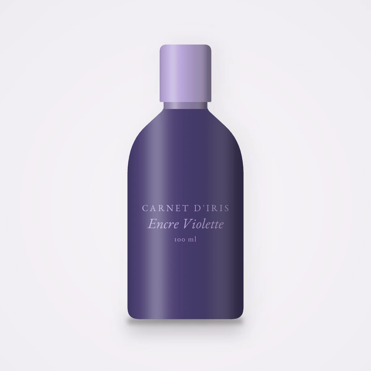 Lait solaire Encre Violette réconfortant SPF 50 – Carnet d'Iris, flacon 100 ml