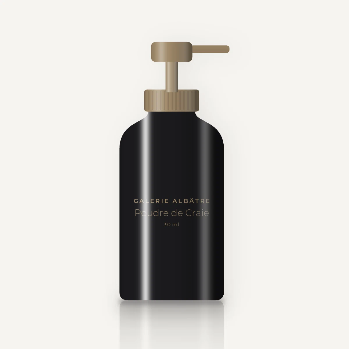 Poudre de Craie soin anti-âge illuminateur – Galerie Albâtre, flacon-pompe 30 ml