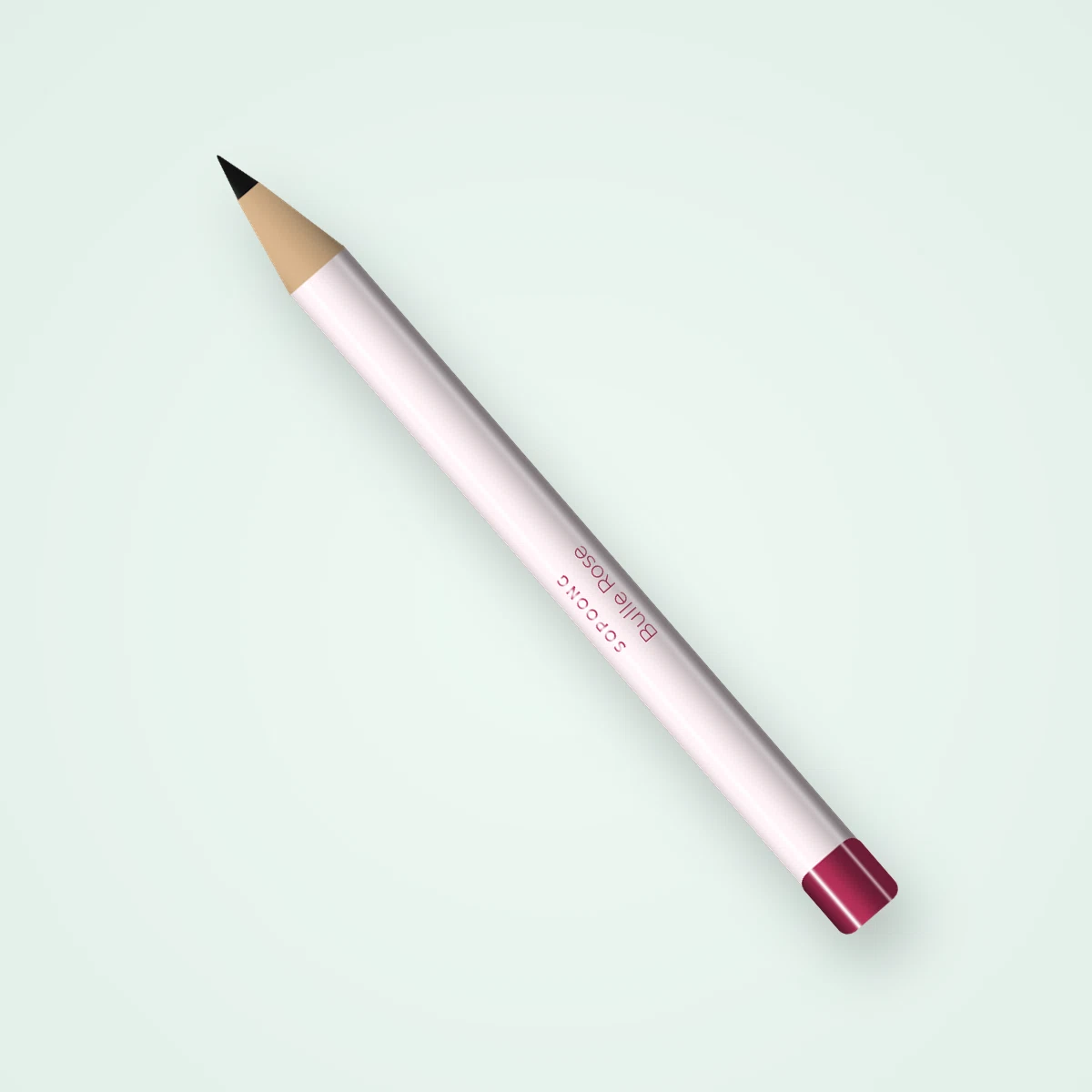 Eyeliner doux pour les yeux Bulle Rose – Sopoong, crayon 1,2 g, teinte Noir