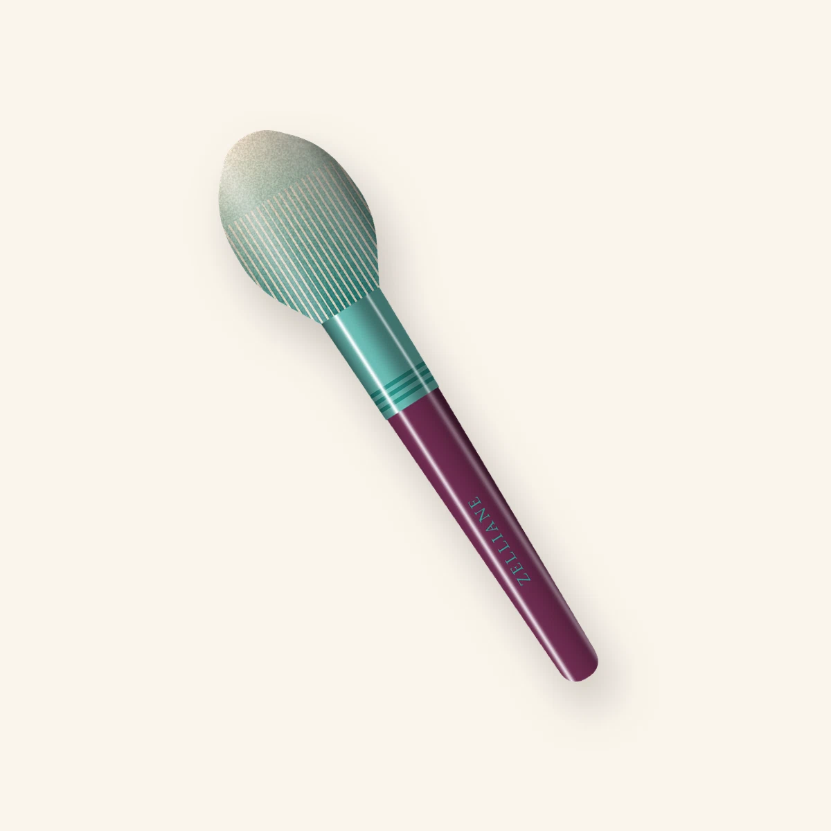 Brosse brillance Oasis – Zelliane, vue de face