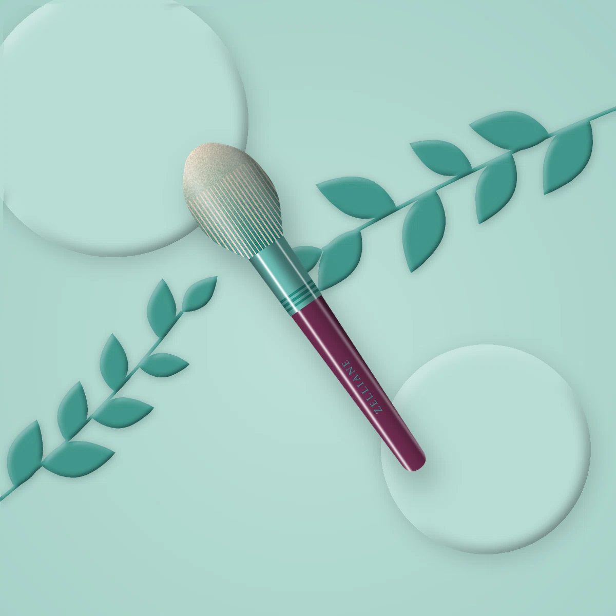 Brosse brillance Oasis – Zelliane, photo d'ambiance