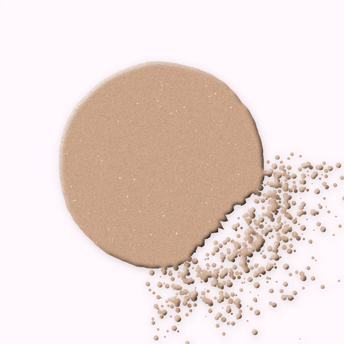 Palette yeux Fluo Party à l'huile de noisette – Bonbon Néon, aperçu de la teinte Tons nude