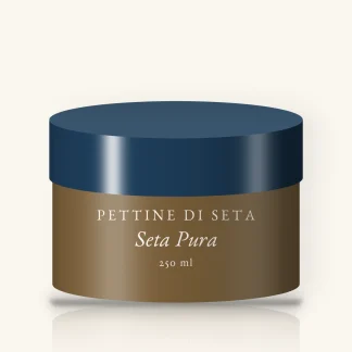 Crème coiffante Seta Pura à l'huile de brocoli – Pettine di Seta, pot 250 ml