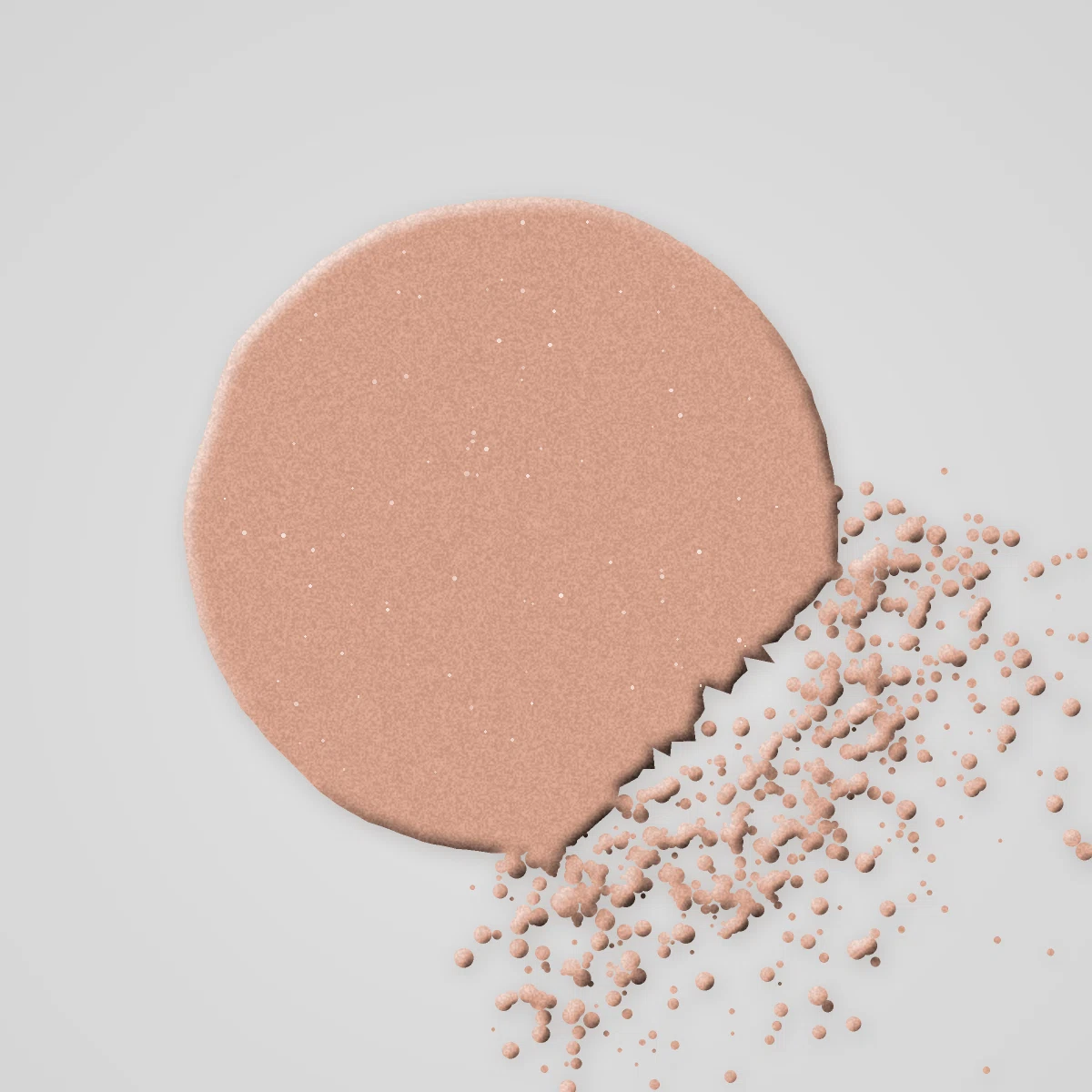 Terre de soleil longue durée Lever de Rideau – Coulisse Rouge, aperçu de la teinte 02 Sable rosé