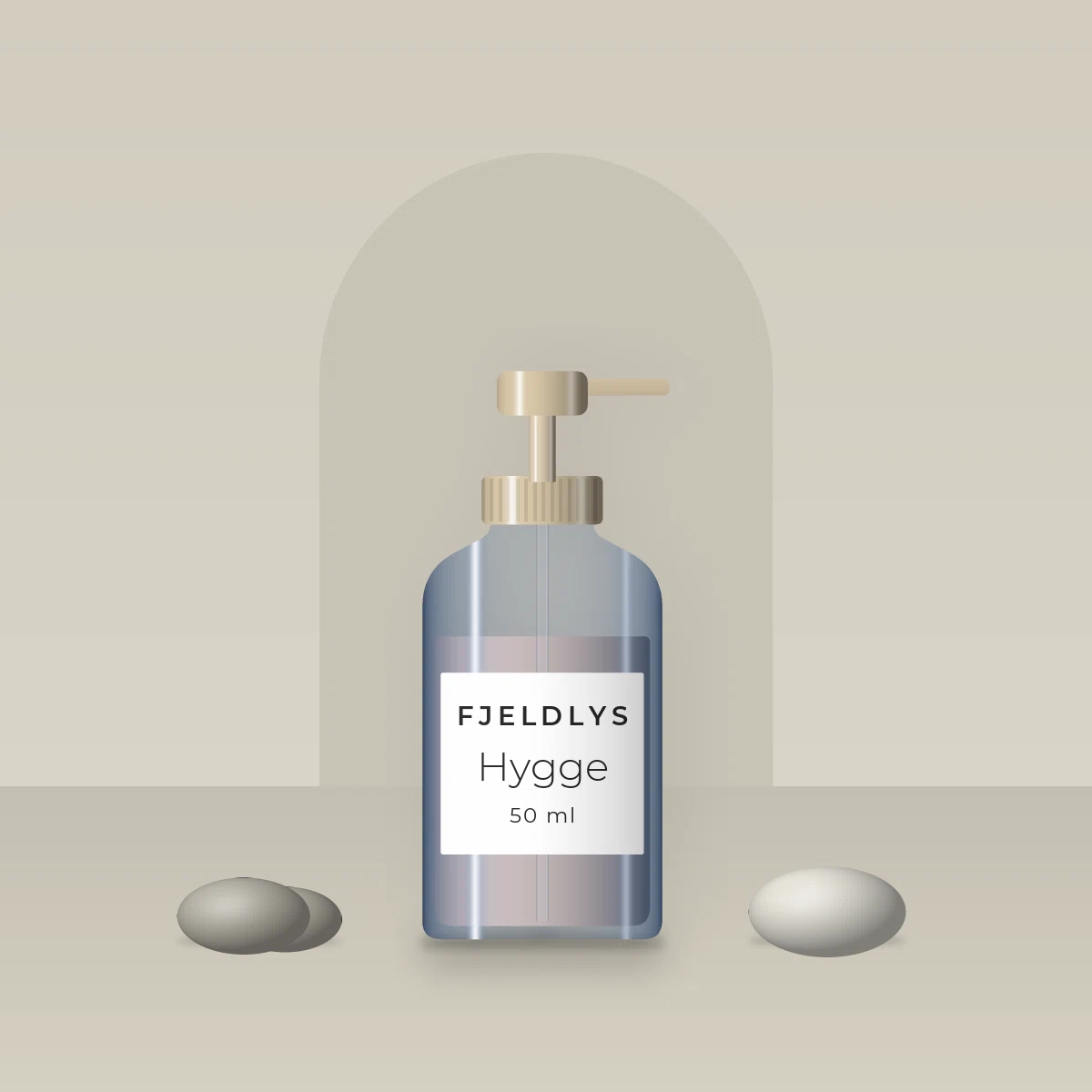 Sérum Hygge à l'extrait de thé vert – Fjeldlys, photo d'ambiance