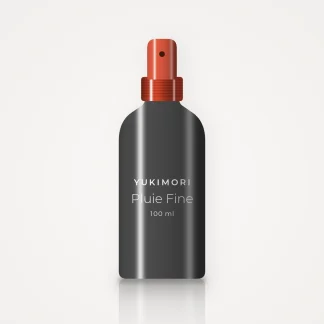 Lotion tonique florale Pluie Fine – Yukimori, flacon spray 100 ml