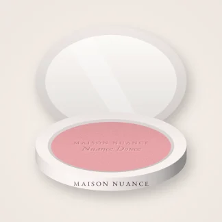 Blush longue tenue Nuance Douce – Maison Nuance, boîtier 4 g, teinte 01 Rose poudré