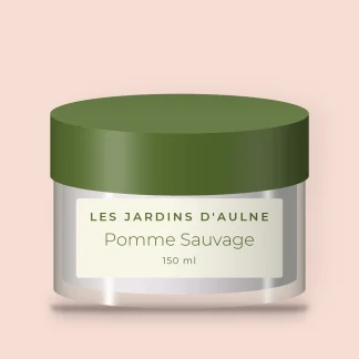 Crème coiffante boucles Pomme Sauvage – Les Jardins d'Aulne, pot 150 ml