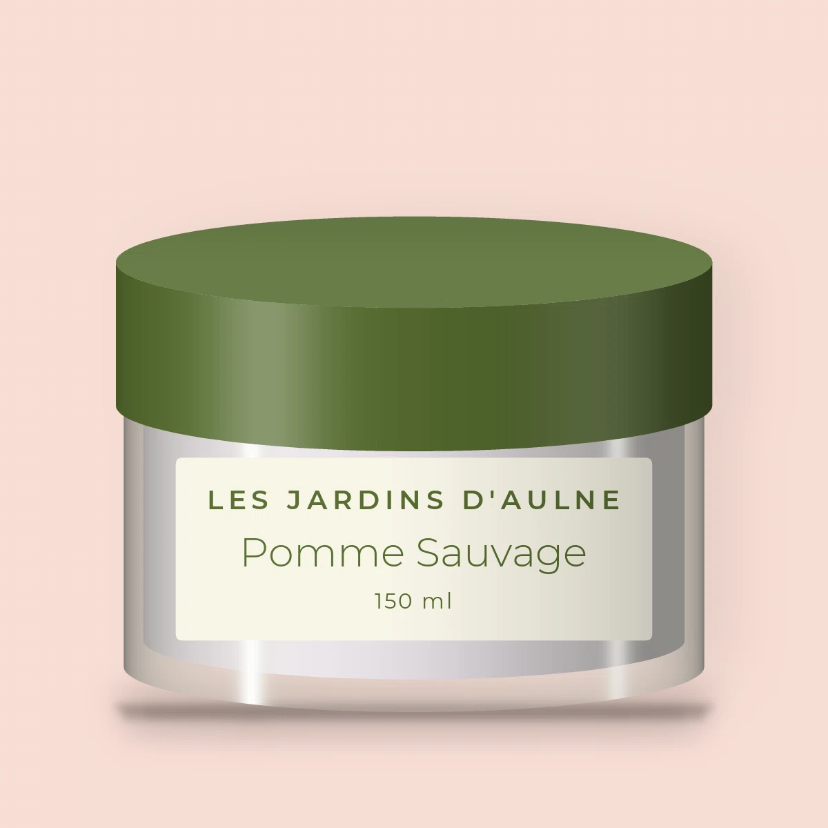 Crème coiffante boucles Pomme Sauvage – Les Jardins d'Aulne, pot 150 ml