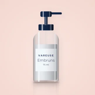 Soin visage Embruns au charbon végétal – Vareuse, flacon-pompe 75 ml