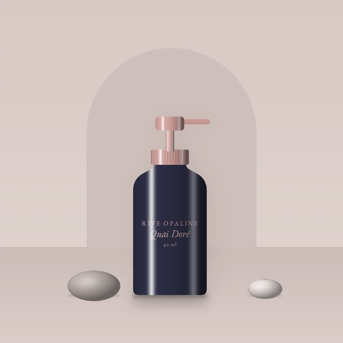 Quai Doré crème solaire visage unifiante SPF 50 – Rive Opaline, photo d'ambiance
