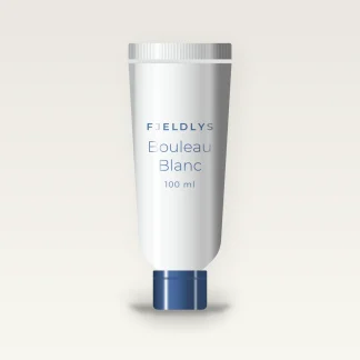 Crème à raser Bouleau Blanc à la mélisse – Fjeldlys, tube 100 ml