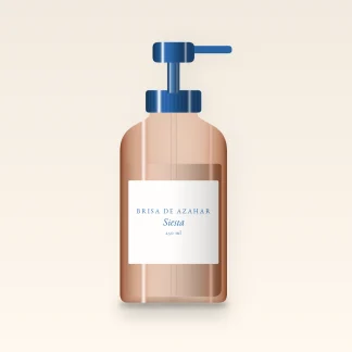Crème coiffante Siesta à l'aloe vera – Brisa de Azahar, flacon-pompe 250 ml