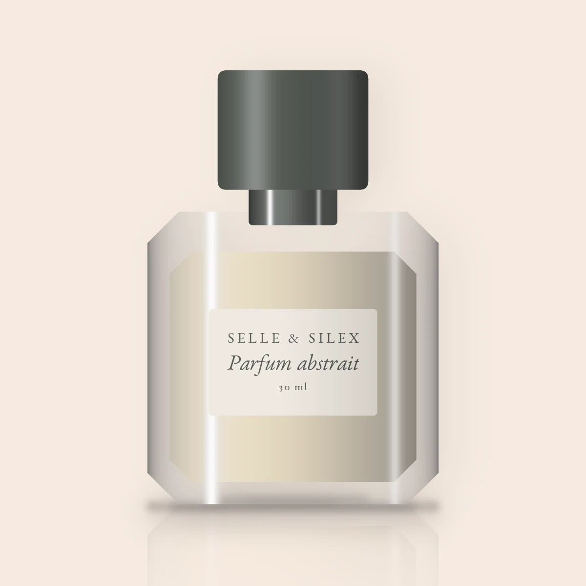 Parfum mixte abstrait au thé noir – Selle & Silex, flacon 30 ml