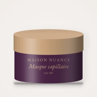 Masque capillaire hydratation intense au beurre de cacao – Maison Nuance, pot 150 ml