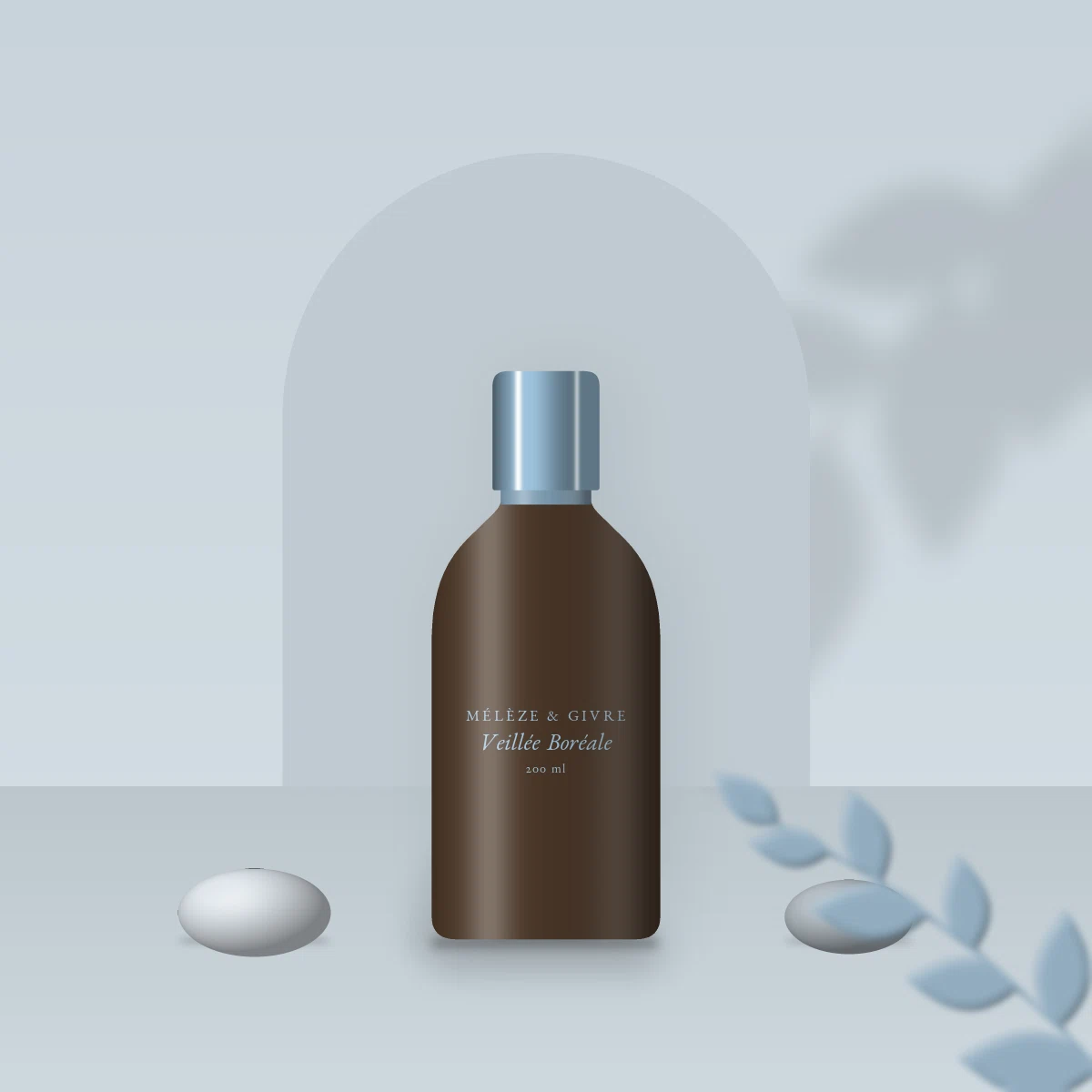 Après-shampooing extra-doux Veillée Boréale – Mélèze & Givre, photo d'ambiance