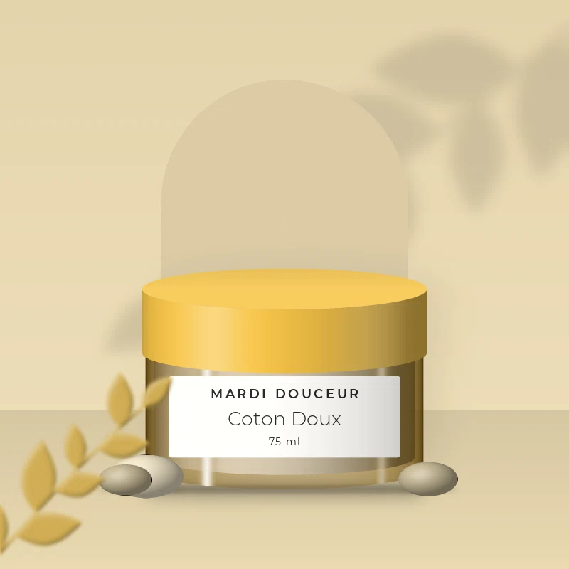 Crème coiffante légère Coton Doux – Mardi Douceur, photo d'ambiance