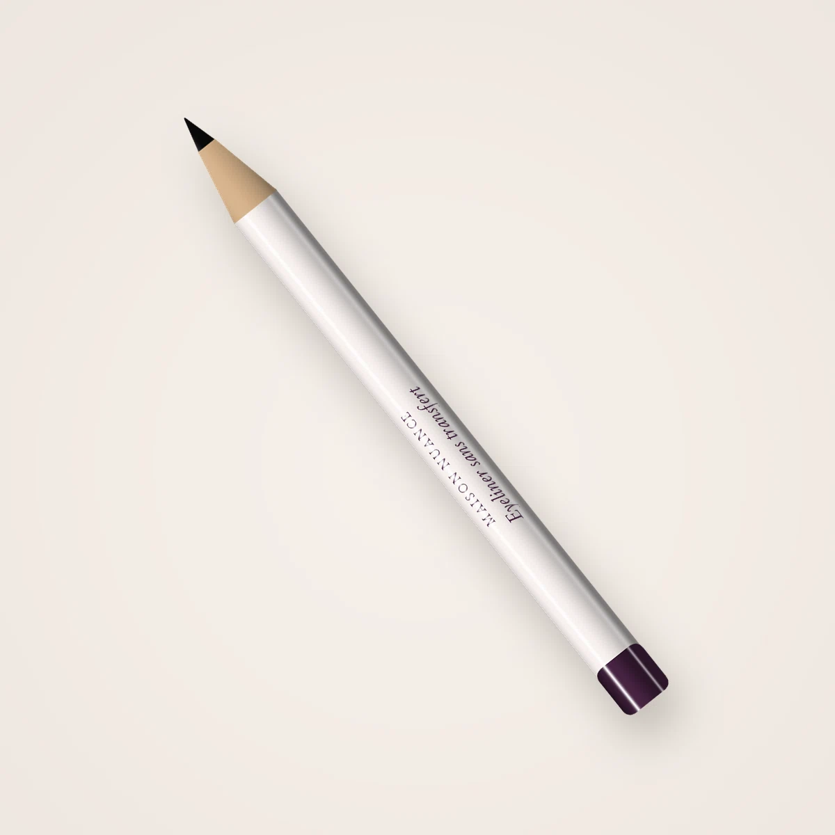 Eyeliner sans transfert au bleuet – Maison Nuance, crayon 1,2 g, teinte Noir intense