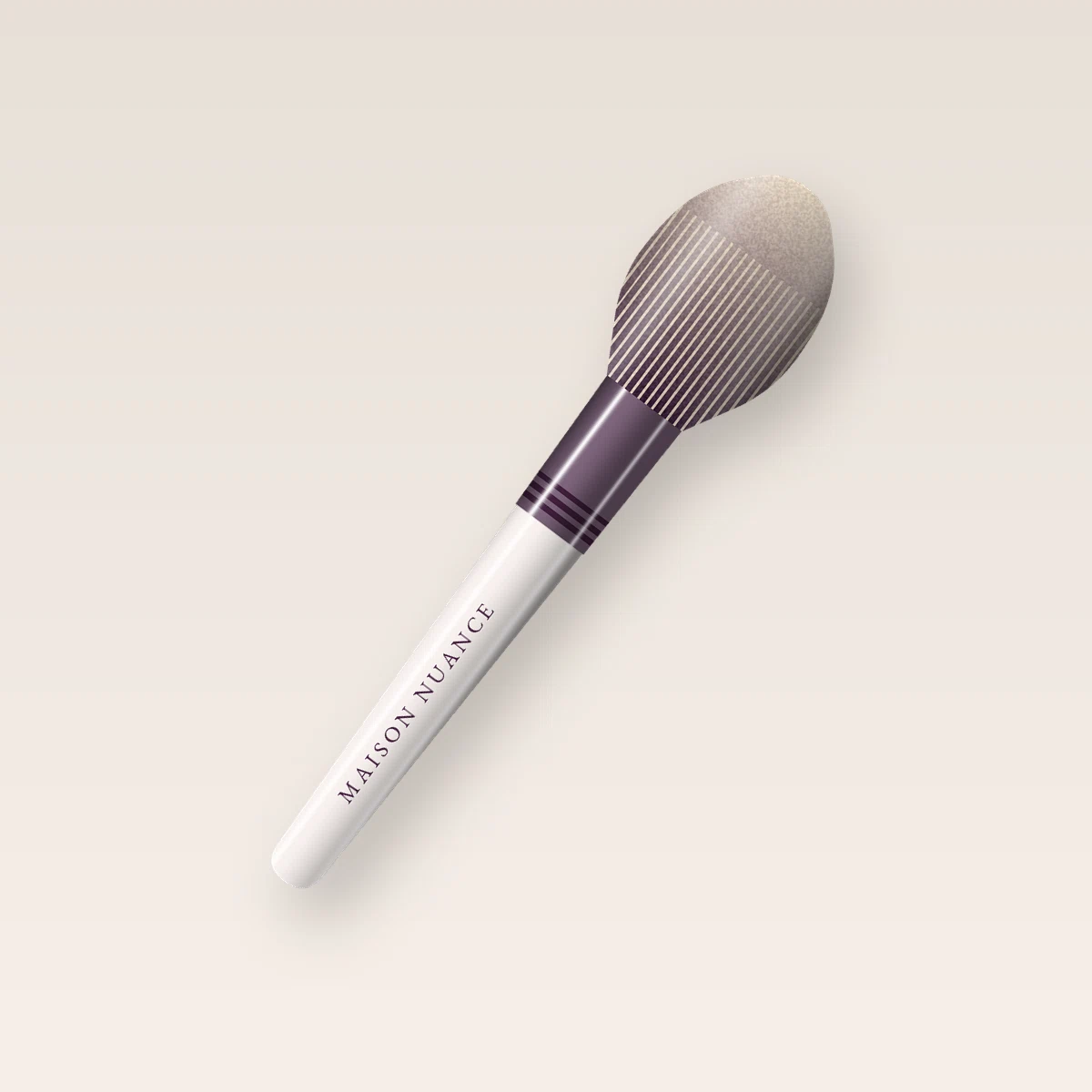 Brosse paddle Bel Instant en acétate de cellulose – Maison Nuance, vue de face