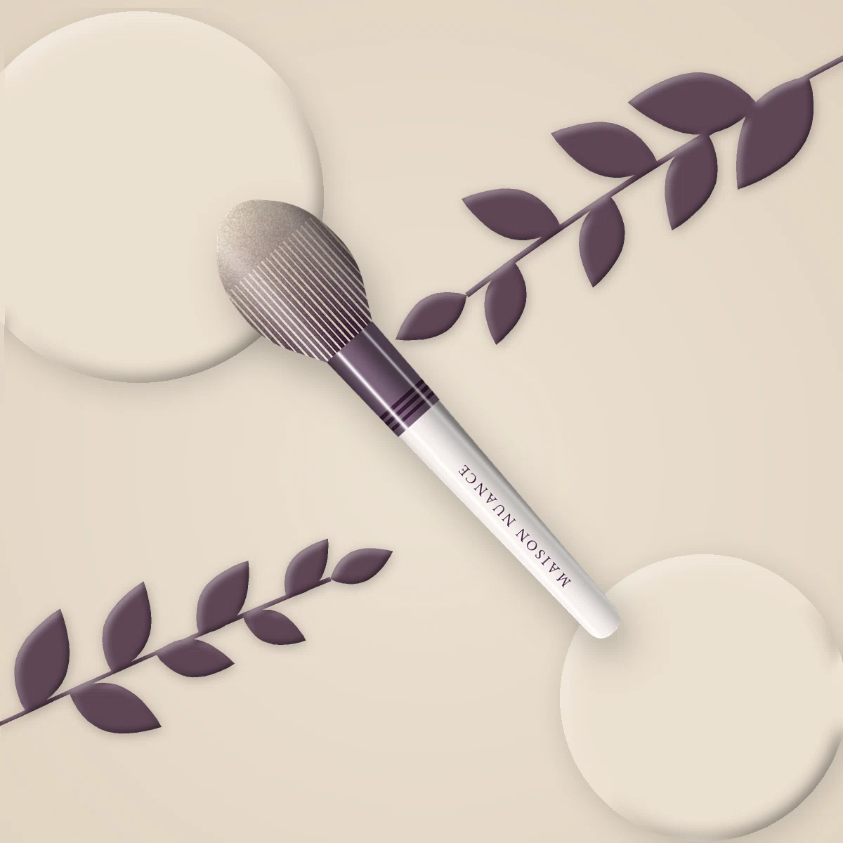 Brosse paddle Bel Instant en acétate de cellulose – Maison Nuance, photo d'ambiance