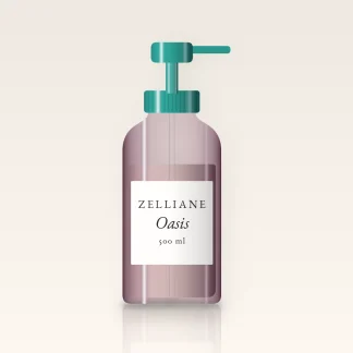 Shampooing hydratation intense Oasis – Zelliane, flacon-pompe 500 ml
