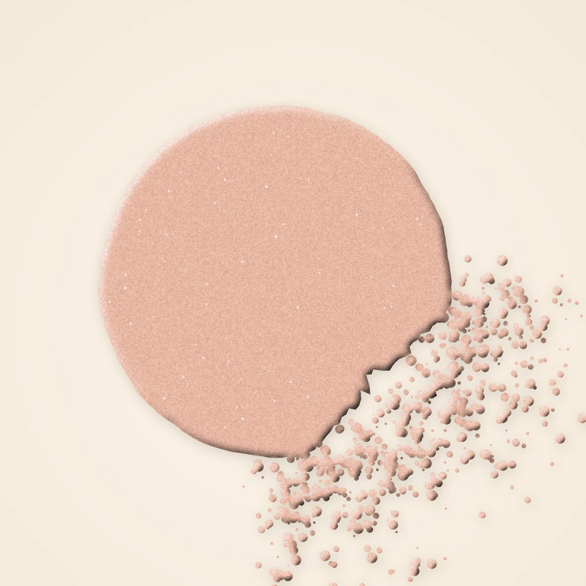 Enlumineur Garrigue à la vitamine E – Terre d'Ocrelle, aperçu de la teinte Or rose