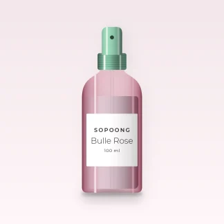 Lotion tonique Bulle Rose à l'acide salicylique – Sopoong, flacon spray 100 ml