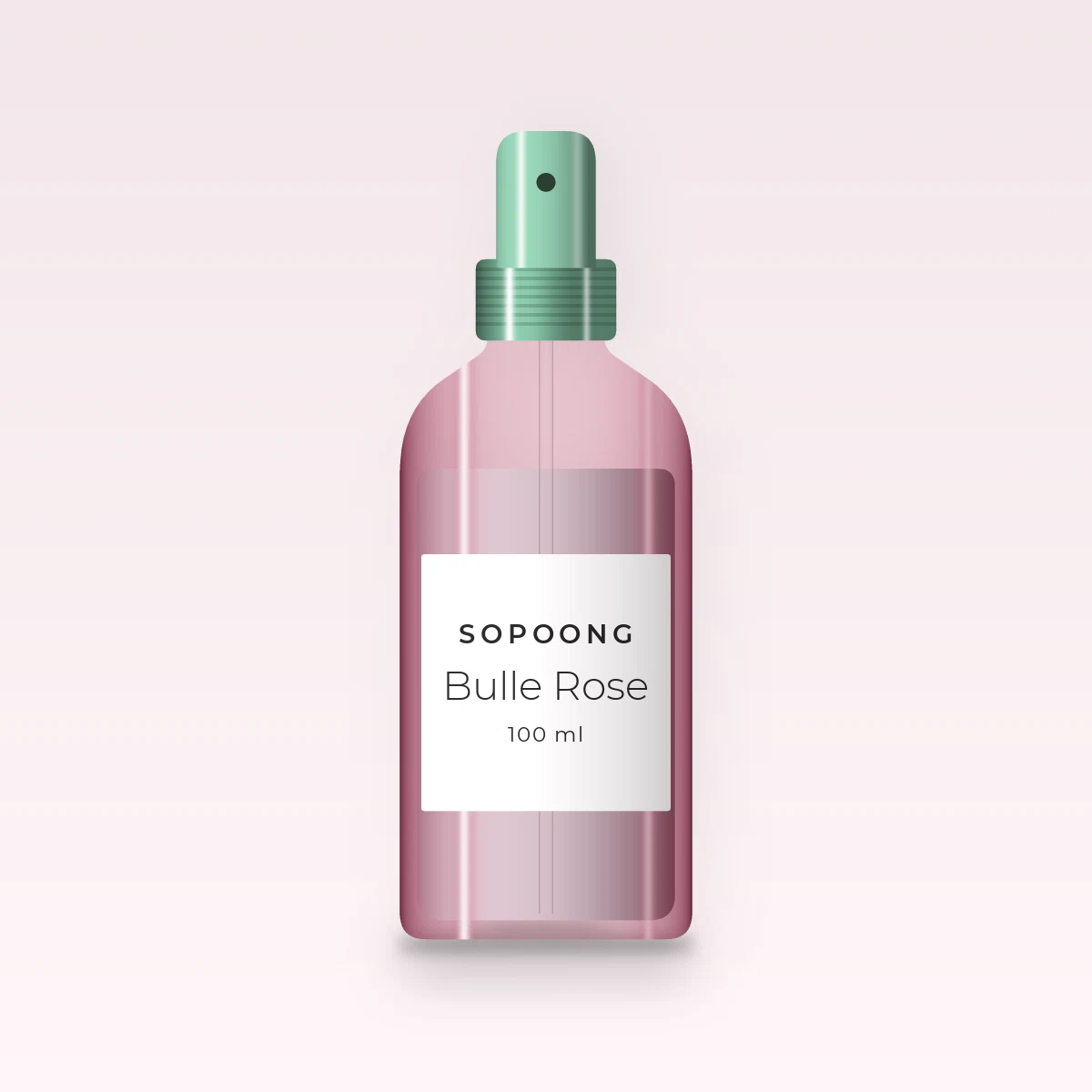 Lotion tonique Bulle Rose à l'acide salicylique – Sopoong, flacon spray 100 ml
