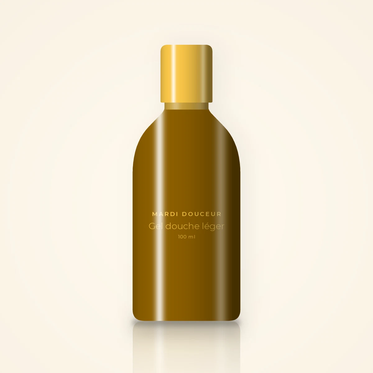Gel douche et bain léger au beurre de cacao – Mardi Douceur, flacon 100 ml