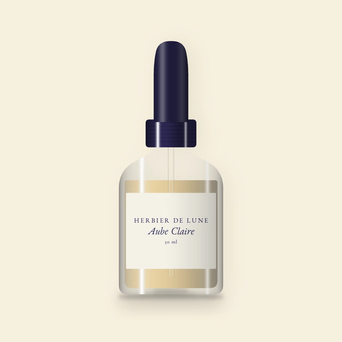 Huile capillaire Aube Claire au jojoba – Herbier de Lune, flacon compte-gouttes 30 ml