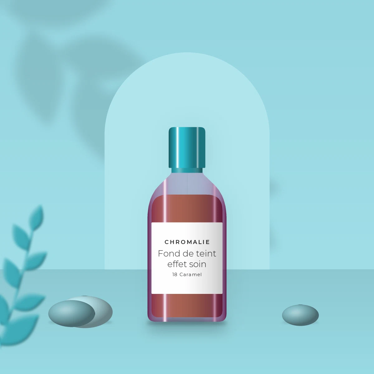 Fond de teint effet soin à la camomille – Chromalie, photo d'ambiance