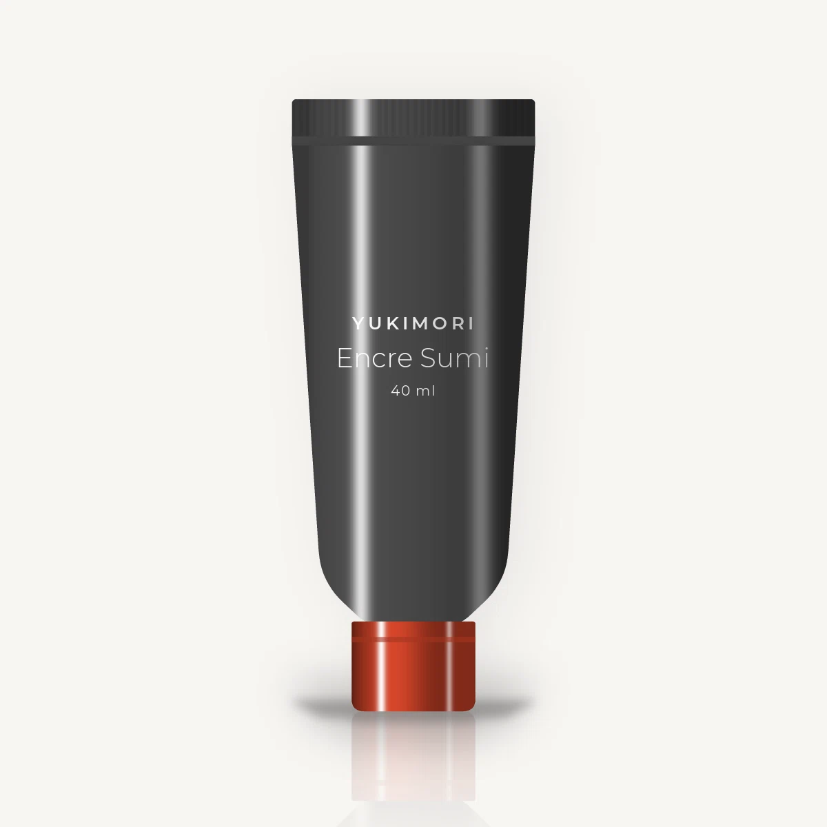 Encre Sumi crème hydratante équilibrante – Yukimori, tube 40 ml