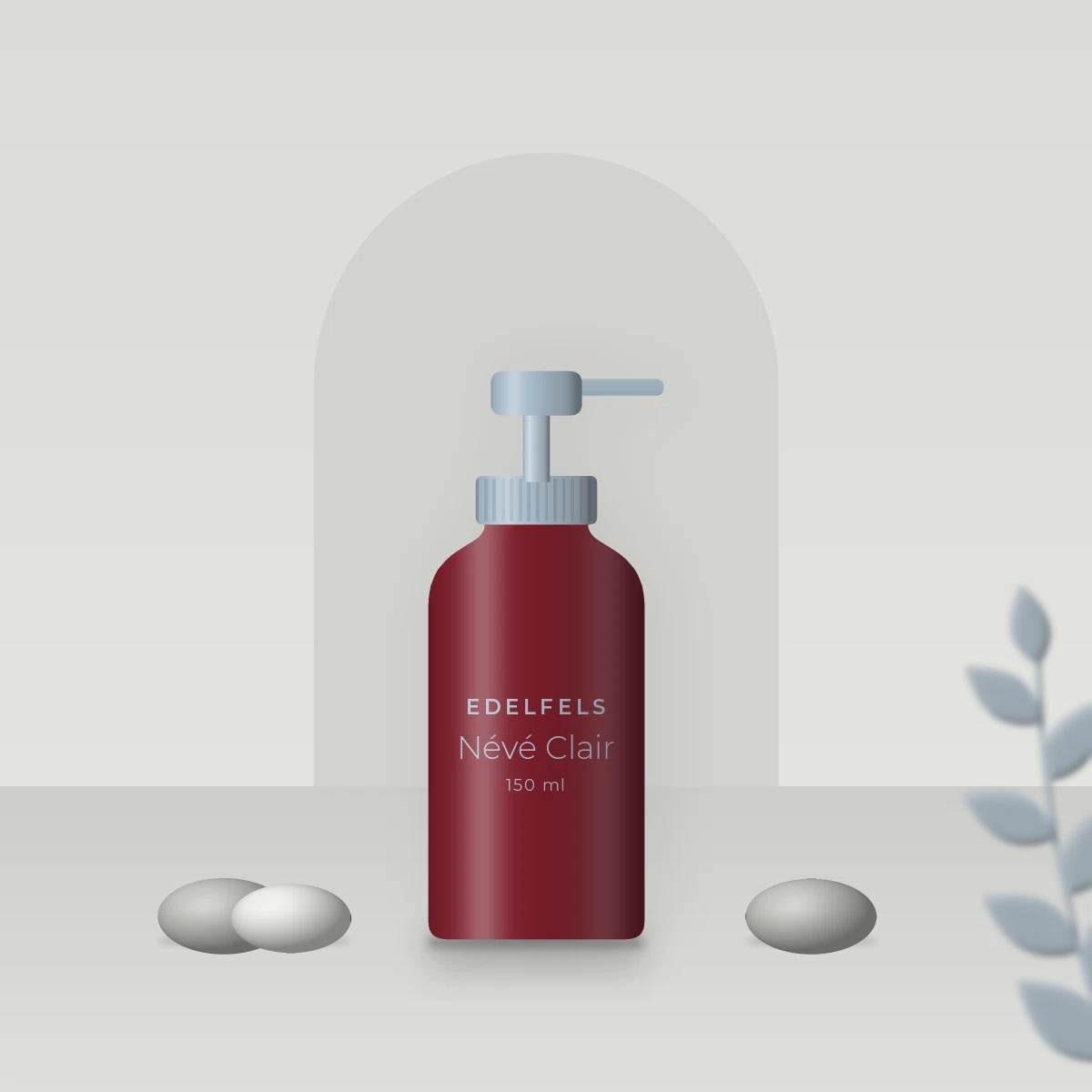 Nettoyant visage nourrissant Névé Clair – Edelfels, photo d'ambiance