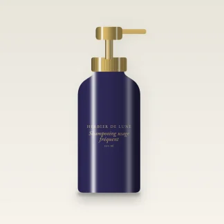 Shampooing usage fréquent à l'extrait de sauge – Herbier de Lune, flacon-pompe 100 ml