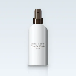 Huile corps sèche Tempête Blanche lissante – Mélèze & Givre, flacon spray 100 ml