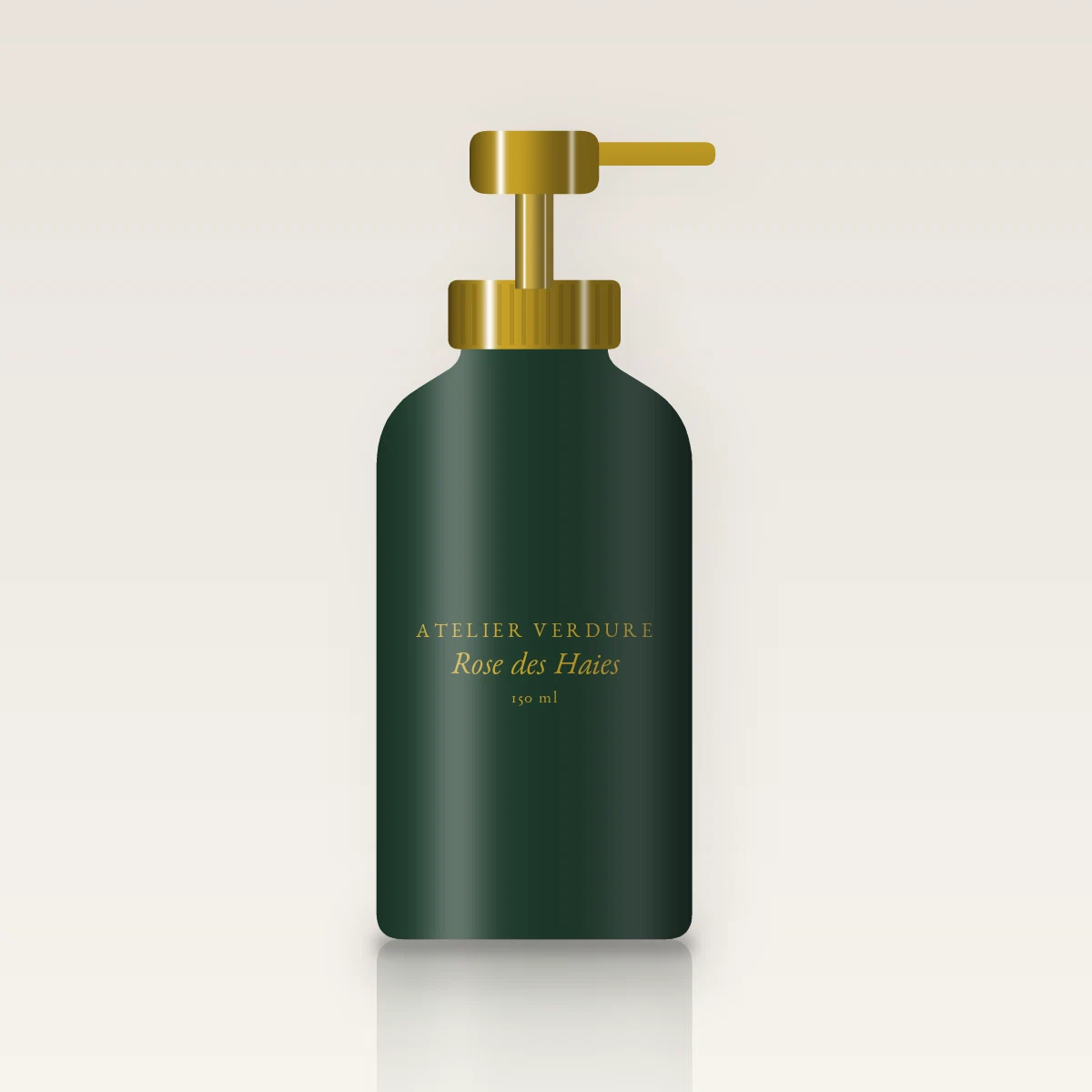 Nettoyant visage fraîcheur Rose des Haies – Atelier Verdure, flacon-pompe 150 ml