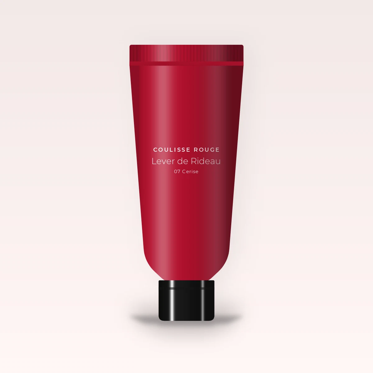 Gloss longue tenue Lever de Rideau – Coulisse Rouge, tube 6 ml, teinte 07 Cerise
