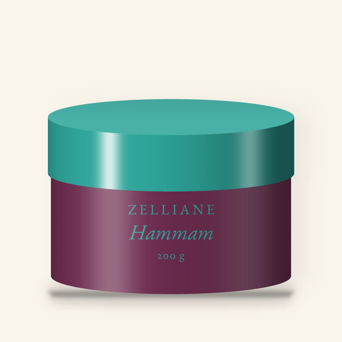 Gommage corps Hammam au beurre de mangue – Zelliane, pot 200 g