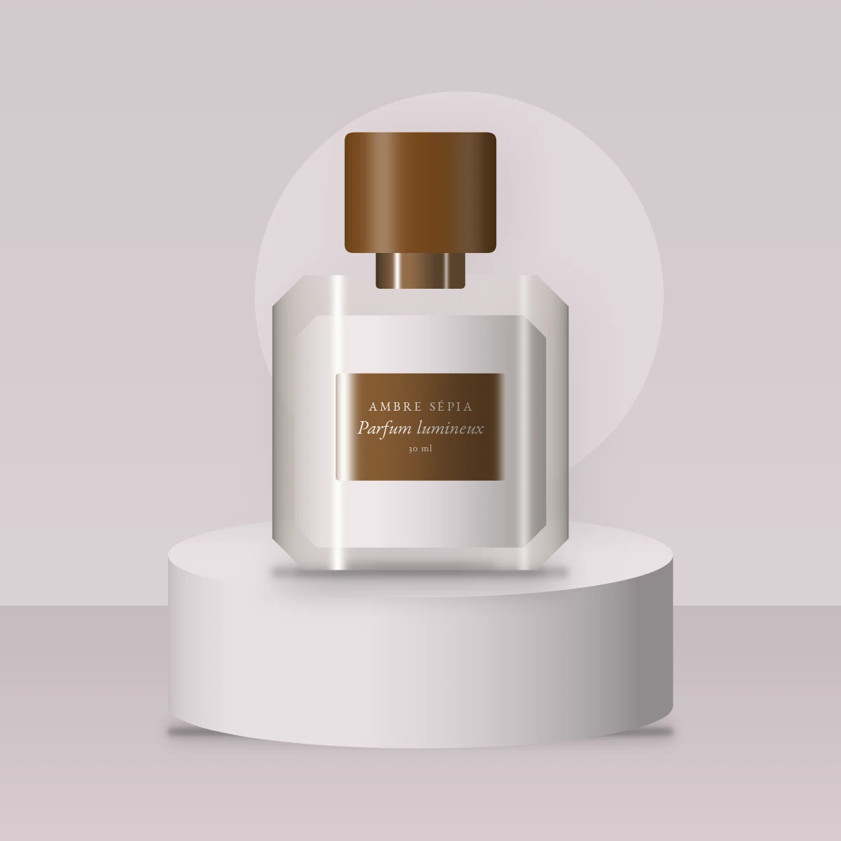 Parfum lumineux à la pêche blanche – Ambre Sépia, photo d'ambiance