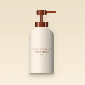 Crème hydratante Falaise Blanche à l'acide hyaluronique – Terre d'Ocrelle, flacon-pompe 75 ml