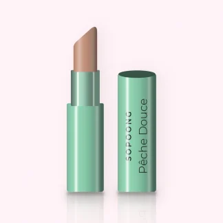 Rouge à lèvres Pêche Douce signature – Sopoong, étui 3,5 g, teinte 01 Nude beige