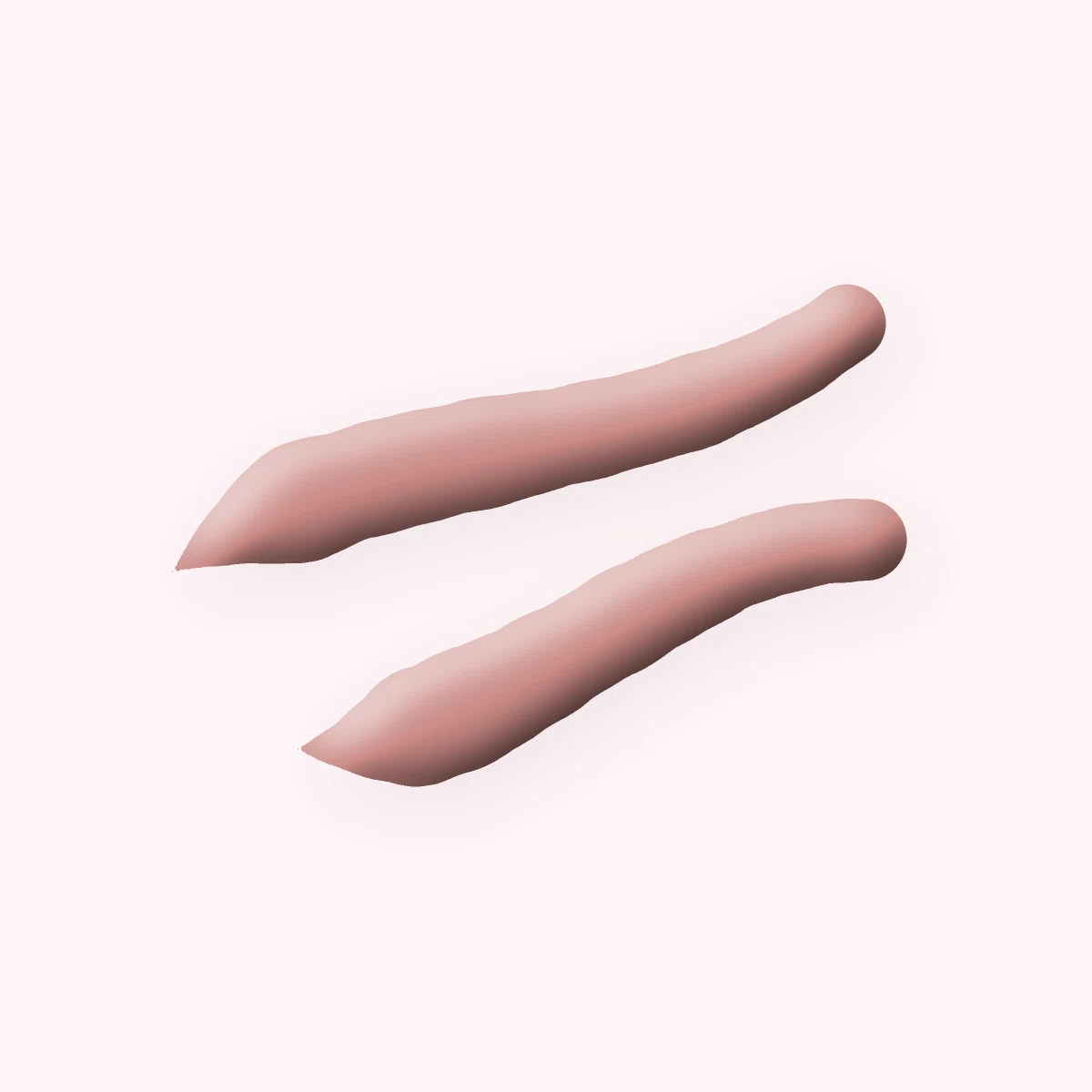 Rouge à lèvres Pêche Douce signature – Sopoong, aperçu de la teinte 02 Nude rosé