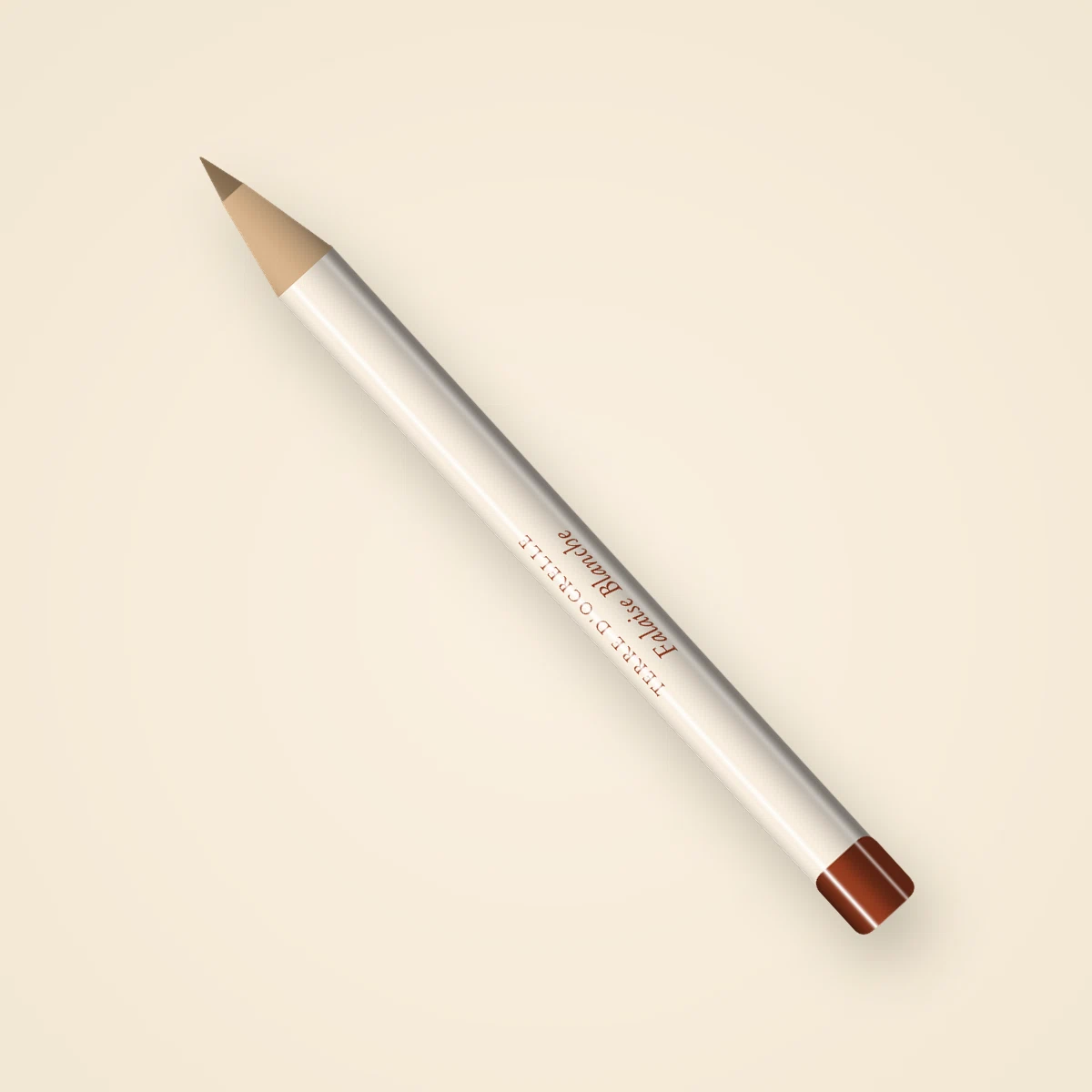 Crayon à sourcils Falaise Blanche à l'huile de nigelle – Terre d'Ocrelle, 1,1 g, teinte 03 Blond foncé