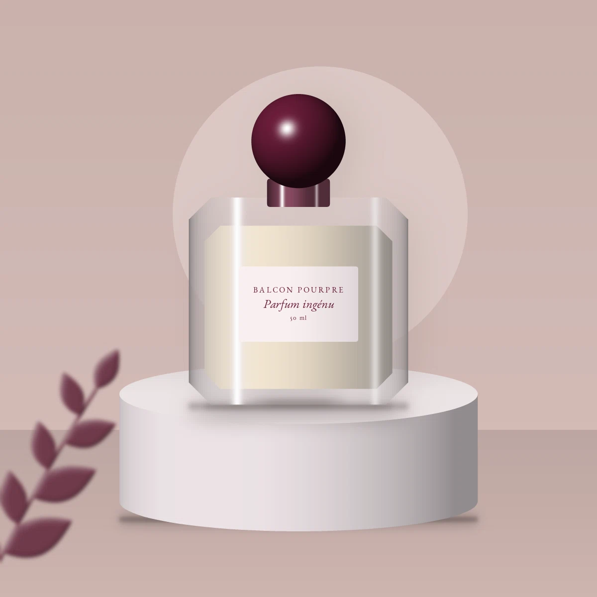 Parfum ingénu au citron de Sicile pour femme – Balcon Pourpre, photo d'ambiance